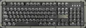 Azio RC Prestige Mechanical Keyboard, Bluetooth 5.0, Hot-Swappable Switches, PC/Mac (Ebony/Brown Switches) (Ebony)