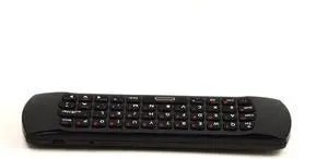 Rii Mini i25 Multifunction Mini Wireless 2.4GHz Air Mouse Keyboard K25 Infrared Remote Control, Black (mwk25)