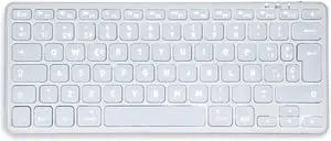 Perixx PERIBOARD-832MW Teclado Bluetooth para Mac - inalámbrico retroiluminado - LED Blanco - Disposición Española con Ñ