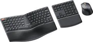 ProtoArc Ergonomic Wireless Keyboard Mouse