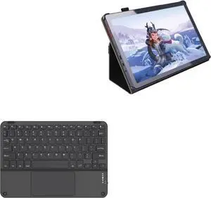 BoxWave Keyboard Compatible with Simbans PicassoTab X (10.1 in) - SlimKeys Bluetooth Keyboard with Trackpad, Portable Slim TouchPad - Jet Black