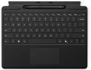 Microsoft Surface Pro Keyboard with Slim Pen 2 Bundle for Pro Copilot+ (11th Edition), Pro 9 and Pro 8, Alcantara Material, Black