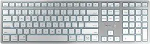 Cherry Americas JK-9110US-1 Kw 9100 Slim Wrls & Rechargablewrls Keyboard For Mac Silver/white
