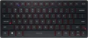 Cherry KW 9200 Mini Wireless Rechargable Compact Keyboard. with Bluetooth 5.0 and Wired Connectivity