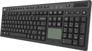 Adesso EasyTouch 445 Multi-Channel Wired Touchpad Keyboard, Black (AKB-445UB)
