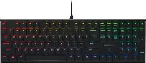 Cherry MX 10.0N RGB Mechanical Keyboard MX Low Profile Speed switches, Aluminum housing, Premium Keyboard for Gaming and Work. G8A-25010LVBUS-2