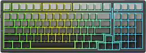 G98 PRO Wireless Mechanical Keyboard, Tri-Mode Connection Gaming Keyboard, Hot Swappable Custom Gasket Structure Pre-lubed Linear Switches Double Shot PBT Keycaps RGB LED Backlit Gradient Black