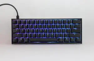 Ducky One 2 Mini Pro RGB Mechanical Keyboard Classic Black - Gateron Brown Switch