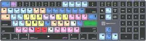Logickeyboard Wireless Backlit 'Titan' Designed for use with Avid Media Composer on Mac  'Classic' Layout  p/n LKB-MCOM4-TM-US