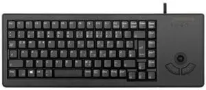 CHERRY G84 UltraSlim Keyboard w/Integrated Trackball, Black (G84-5400LUMEU-2)