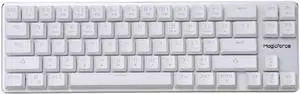 Qisan Mechanical Gaming Keyboards Red Switch Wired Backlit Mechanical Mini Design (60%) 68 Kyes Keyboard White Magicforce