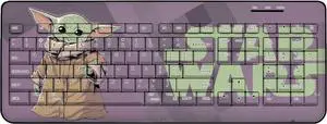 Star Wars: The Mandalorian Grogu Color Block Wireless USB Keyboard