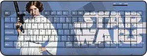 Star Wars Princess Leia Organa Color Block Wireless USB Keyboard