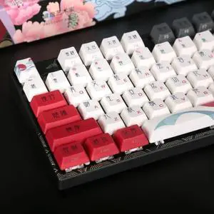 Varmilo VPE87 Beijing Opera TKL Hotswap Wireless White LED PBT Keyboard (Cherry MX Red)