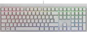 CHERRY MX 2.0S, Mechanical Gaming Keyboard with RGB Lighting, German Layout (QWERTZ), Wired, Designed in Germany, MX2A Switches Red, White
