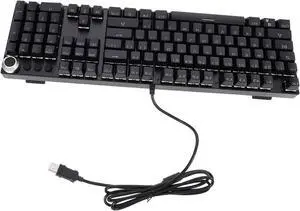 STOBOK RGB Mechanical Gaming Keyboard Keys Ergonomic Design Wired Backlight for Laptop and Wear-Resistant for Gamers and Tech Enthusiasts