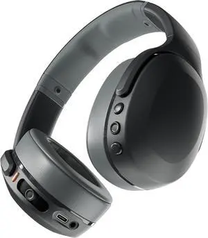 Skullcandy Crusher Evo Wireless Bluetooth Headphones with Multi-Sensory Bass, Noise Isolating Over-Ear Fit, Up to 40 Hours Battery, Microphone for iPhone Android - Asphalt