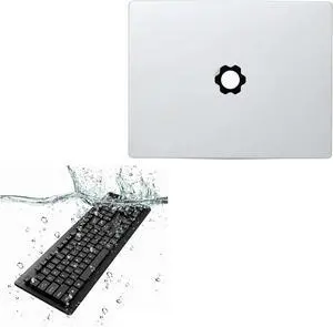 BoxWave Keyboard Compatible with Framework Laptop 13 - AquaProof USB Keyboard, Washable Waterproof Water Resistant - Jet Black