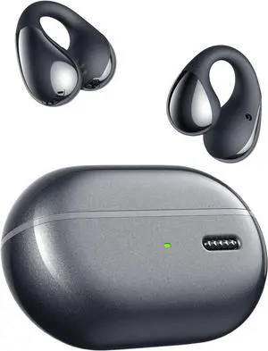 SoundPEATS PearlClip Pro Ear Ultra Open Ear Earbuds Wireless Headphones Bluetooth 5.4 Earphones Clip On Ear Buds with Mic, IPX5 Waterproof, 24 Hrs Play for Running Cycling Fitness