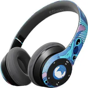 iJoy Disney Lilo & Stitch Expressions Bluetooth Over-Ear Headphones, Wireless Foldable Headset with Built-in Microphone - Stitch Expressions Design, for Adults and Kids