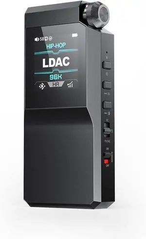 FiiO BTR17 Bluetooth 5.4 USB DAC AMP with LDAC, aptX Lossless. Dual ES9069Q, 10-Band PEQ, THX AAA 78+amps 3.5mm Unbalanced & 4.4mm Balanced (Black)