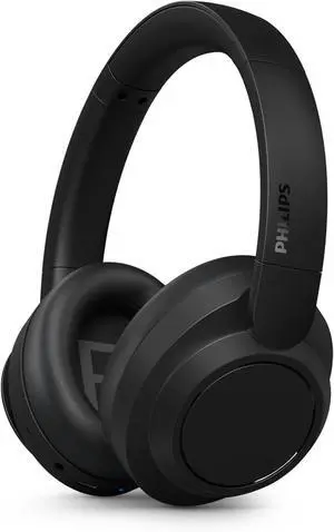 PHILIPS H6509 Wireless Headphones,Over-Ear Bluetooth Headphones with Noise Canceling Pro,Dynamic Bass,70H Battery Life,Fast Charging,Soft Ear Cups,Bluetooth 5.3, Multipoint Connectivity,App Control