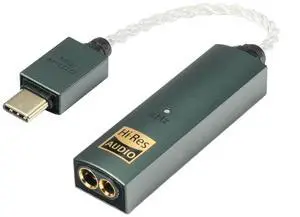 iFi Audio Go Link Max - Portable Headphone Amp/DAC Dongle USB-C to 3.5/4.4mm - Plug and Play Hi-res Audio with Dynamic Range Enhancement - PCM 384kHz/DSD256