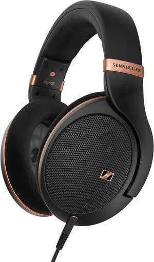 Sennheiser HD 505 Headphones, Wired, Over-Ear, with Transparent Sound and Controlled Bass, Enhanced Wearing Comfort, for Music, Work and Gaming  incl. 1.80 m Cable, Drawstring Bag  Copper Edition