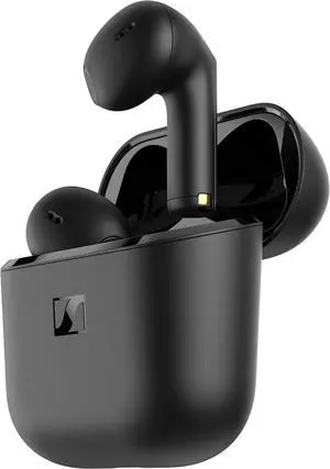 Sennheiser ACCENTUM Open Wireless Earbuds - Ear Buds with Open Design, Dynamic Sound and Bluetooth 5.3, IPX4 Splash Resistance, 28-Hour Battery Life and USB-C Charging Case - Black