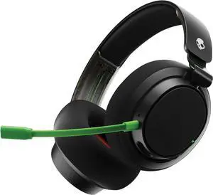 Skullcandy SLYR Pro Wireless Multi-Platform Gaming Headset, Bluetooth Headphones, 24 Hrs Battery, PC, Xbox, PlayStation, Nintendo Switch, 2.4GHz Low Latency Wireless Transmitter Included - Black/Green