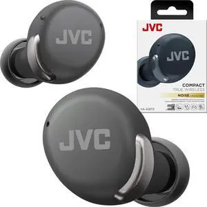 JVC True Wireless Compact Earbuds  Active Noise Cancelling - Bluetooth 5.3 Ear Buds Headphones for iPhone, Android - 27 Hr. Playback, Low Latency Mode - IPX4 Sweat/Rain Proof, Quick Charge Case, Mic