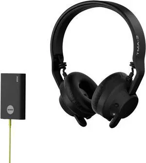 Aiaiai TMA-2 DJ Wireless High Isolation Professional DJ Headphones, Black