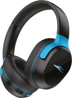 RIPT Ultra Over-Ear Sport Headphones, Active Noise Cancellation and Transparency Mode, 50-Hour Battery Life, 2 Sets of Cushions, Sweat-Proof Silicone and Leatherette, Premium Sound, Waterproof