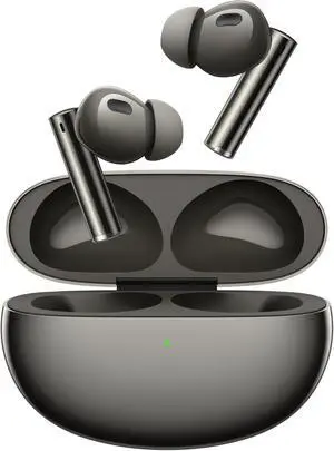 realme Air 6 Pro True Wireless Earbuds, 50dB Noise Reduction, Adaptive Noise Cancelling to Ears and Environment, Hi-Res Sound, LDAC, 3D Audio, 40H Battery, Wireless Charging, Bluetooth 5.3, Grey
