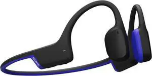 SUUNTO Aqua Light Open-Ear Swimming Bone Conduction Headphone, 32GB MP3 PlayerBluetooth Sports Headphone w/Dual-Mic, Noise Cancelled, IP68 Waterproof, 10H Playtime, 28g Lightweight, Tidal Black