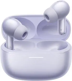 Xiaomi Redmi Buds 6 Pro, True-to-Life Audio, Hi-Res Audio with coaxial Dual Drivers, LDAC, Up to 55dB Active Noise Cancellation, Compatible with Android iPhone and Bluetooth Device (Lavender Purple)