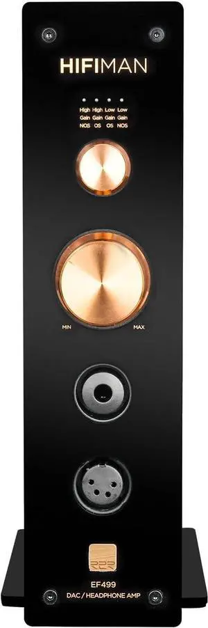 HIFIMAN EF499 Desktop Balanced Headphone DAC& Amplifier with R2R Architecture, XLR/RCA/6.35mm Output for Home Audio DAC, with Support for Streaming Media