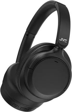 JVC Hybrid Noise Cancelling Wireless Headphones - Best Sound Blocking, Over Ear Design - Bluetooth 5.3 - Dual Mic - 50HR Battery - Detachable Cable - Voice Assistance - Long-Wear Comfort - HAS95N