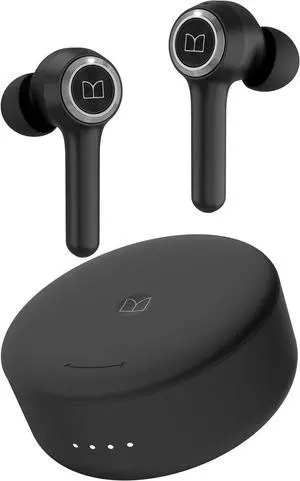 Monster Clarity 102 Plus Wireless Earbuds, Bluetooth Headphones with HiFi Stereo, 4 ENC Mic for Crystal Clear Call, 30H Playtime, Type-C Charging, IPX6 Waterproof in-Ear Ear Buds for Sports (Grey)