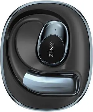 ZIHNIC Wireless 4-Mode AI-Translation Earphones - Real-Time Language Translation, Comfortable Ear Hooks, IPX5 Waterproof, Compatible with Phone, Android Phone (Black)