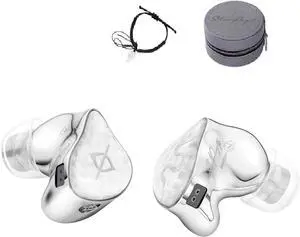 SPA-PRO EarAcoustic Audio Wired in-Ear Monitor, Stereo Noise Lsolating IEM Earphones, Detachable Cable Design for Musicians/Singers/Studio Audiophiles (3.5mm Without Mic)