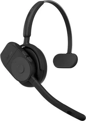 Jabra Perform 75 Push-to-Talk (PTT) Bluetooth Wireless Headset with Over-Head or Behind-Neck Style, Ultra Noise-Cancelling, UC Cellular or Wireless Push-to-Talk, and Face2Face Mode, IP65-Rated, Black