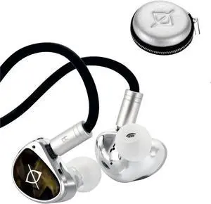 EarAcoustic STA-PRO MAX Flagship Wired Headphones Without Microphone, Hi-Res Certified with 10mm+6mm Liquid Crystal Diaphragm & Dual N50 Magnets(10000 Flux) - High Sensitivity (3.5mm Jack)