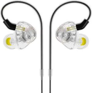 Xvive T9 in Ear Monitor, Professional IEM Earbuds with Knowles Dual BA Drivers