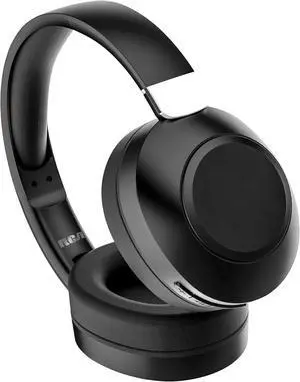 RCA Wave-54 Wireless Over-Ear Bluetooth Headphones, 12H Playtime, Hi-Res Audio, Black