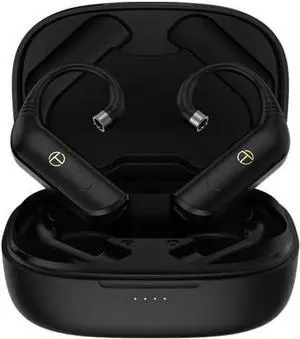 TRN BT30 PRO Bluetooth 5.2 Ear Hooks Module with Charging Case | 180h Ultra Long Standby | Replaceable Connector (Excluding Headphones  2Pin-s/Black)