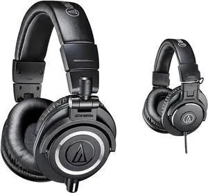 Audio-Technica ATH-M50X & ATH-M30x Professional Studio Monitor Headphones, Black