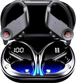 TWS Headphones Wireless Earbuds Compatible with Samsung Galaxy Tab Active5 Pro/XCover7 Pro, Earphones Ear Hook True Stereo Headset Hands-Free Mic