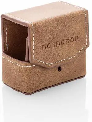 Moondrop Space Travel TWS Earphone (White) & Moondrop Space Travel Leather Case Moondrop Space Travel TWS Earphone (White) & Moondrop Space Travel Leather Case