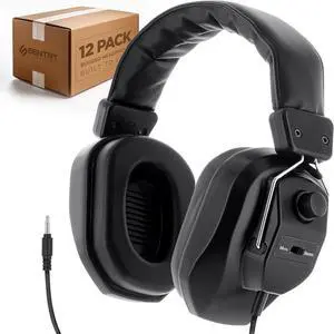 SENTRY XL Rugged School Headphones Bulk, 4 or 12 Pack, 3.5mm Jack, Ultra Tough, Great for Kids, Teens, Students, Classroom, Libraries, Office, Hygenic Design, Withstands 20ft Drop, Online Learning (4) SENTRY XL Rugged School Headphones Bulk, 4 or 12 Pack, 3.5mm Jack, Ultra Tough, Great for Kids, Teens, Students, Classroom, Libraries, Office, Hygenic Design, Withstands 20ft Drop, Online Learning (4)